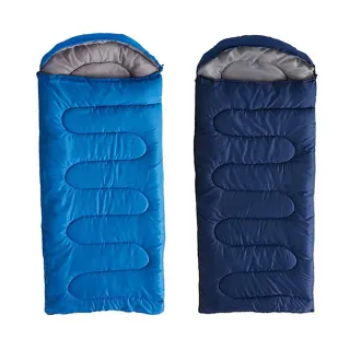 【Nick Shop】露營睡袋(信封式睡袋/單人睡袋/旅行睡袋/登山/露營/野營/野餐/帶帽睡袋/戶外露營睡袋)