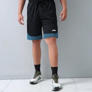 【遊遍天下】MIT台灣製男款抗UV吸濕排汗運動褲藍球褲GP1011黑(M-2L)