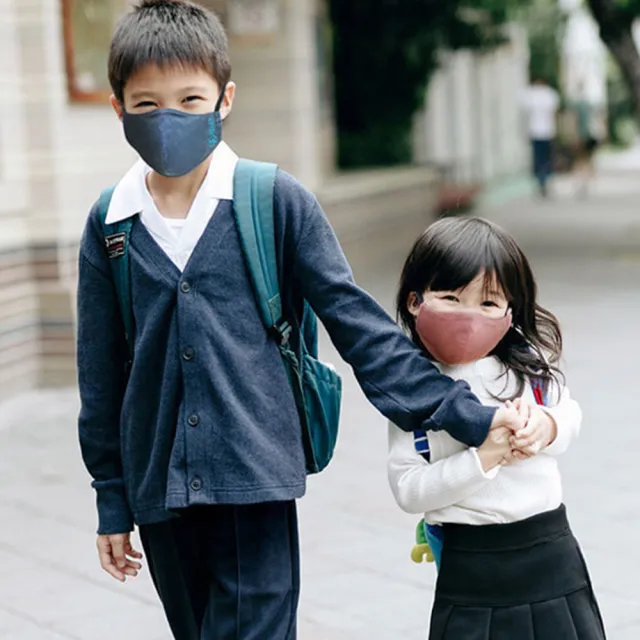 【Xpure 淨對流】抗pm2.5霧霾3D布織口罩 . 兒童桃粉(抗PM2.5抗UV抗菌抗臭抗霧霾吸濕排汗氣密舒適)