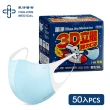 【華淨醫材】3D立體醫療口罩-藍(兒童50入/盒)