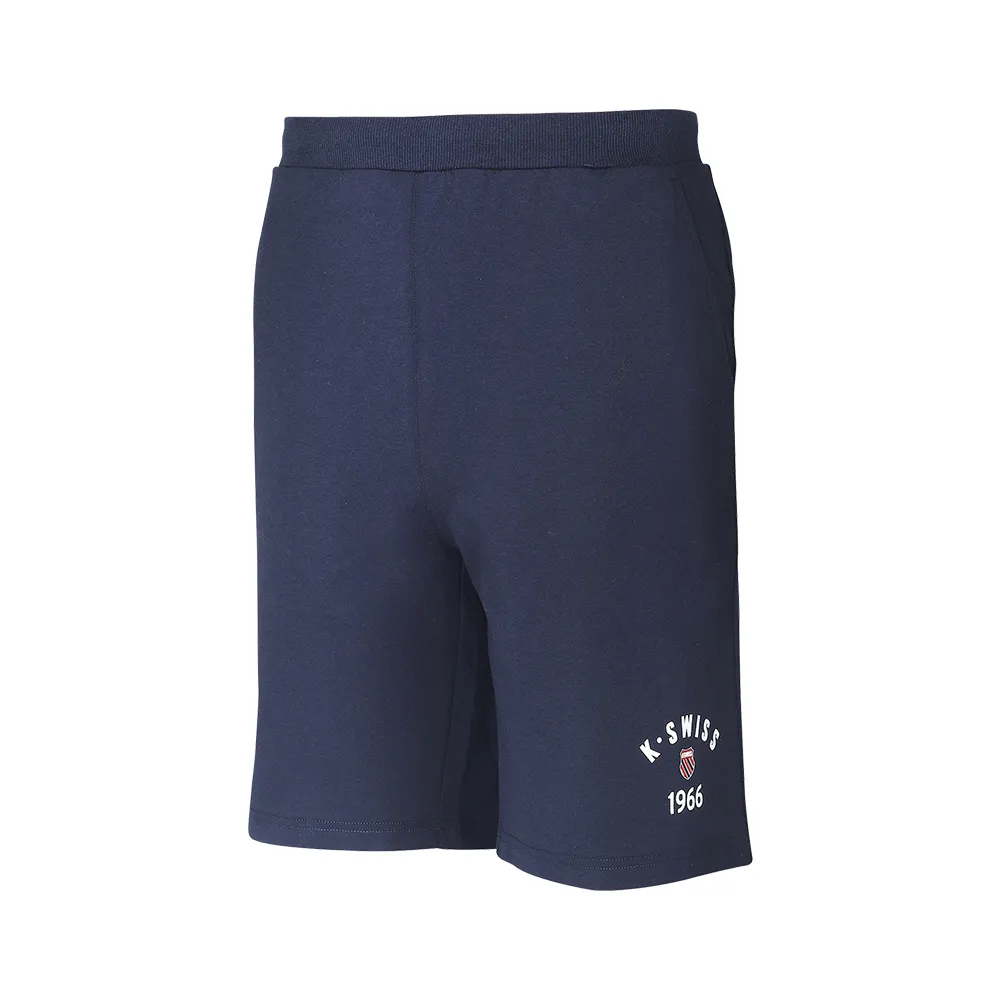 【K-SWISS】棉質短褲 Sweat Shorts-男-藍(108059-426)