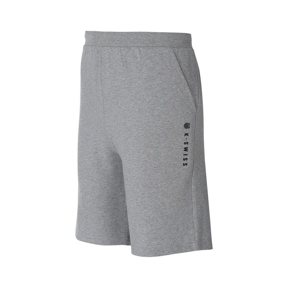 【K-SWISS】棉質短褲 Sweat Shorts-男-灰(108057-034)