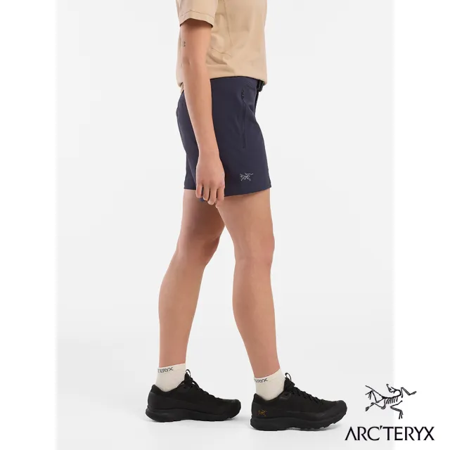 【Arcteryx 始祖鳥官方直營】女 Gamma 軟殼短褲(黑寶石)