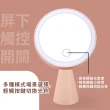 【巧而美】USB四段LED補光燈化妝鏡(多角度 觸控 補光鏡 燈鏡 梳妝鏡 立鏡 桌鏡子 禮物)
