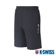 【K-SWISS】棉質短褲 Sweat  Shorts-男-黑(108057-008)