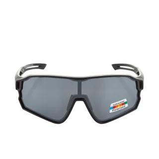 【Z-POLS】新一代PRO款搭載頂級Polarized 強抗UV400電鍍水銀黑偏光運動太陽眼鏡(帥氣消光黑全框設計)