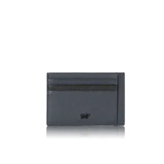 【BRAUN BUFFEL 德國小金牛】台灣總代理 洛菲諾P-II 單層卡夾-藍色(BF347-151-NY)