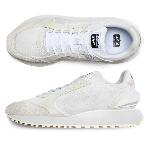 【Onitsuka Tiger】鬼塚虎 白色MOAGE CO休閒鞋1183B555-102 (1183B555-102)