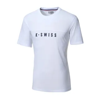 【K-SWISS】涼感排汗T恤 Active Tee-女-白(198045-100)