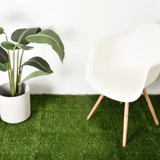 【Meric Garden】仿真草皮可移動拼接地板/卡扣地板/排水踏板_12入/組(草皮 人造草皮 裝飾 裝潢)