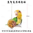 【YOYO 悠悠水族】益智蔬果餵食球_三入組(鳥用品、鳥玩具、鸚鵡用品、鸚鵡玩具)