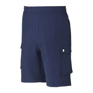【K-SWISS】運動短褲 Active Dobby Shorts-男-藍(108066-426)