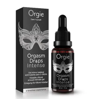 【CINZIGER 新立姬】葡萄牙orgie Orgasm Drops Intense 小銀瓶高潮潤滑液 30ml(跳動式高潮液)