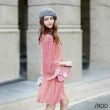 【iROO】優雅點點小女人長袖洋裝