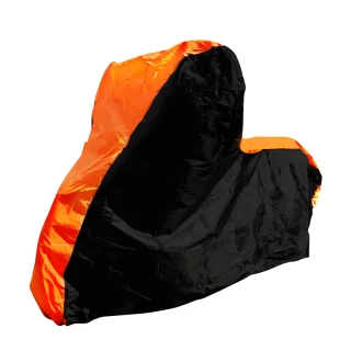 【HOME+】機車蓋布 罩套2XL 車衣 機車防塵套 腳踏車套 外送車 851-GGR2XL(機車罩子 摩托車防雨罩 重機車罩)