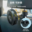 【waim life 暖暖生活】2入組 車用後座風扇 車載風扇 空調扇(小風扇 汽車風扇 USB風扇)