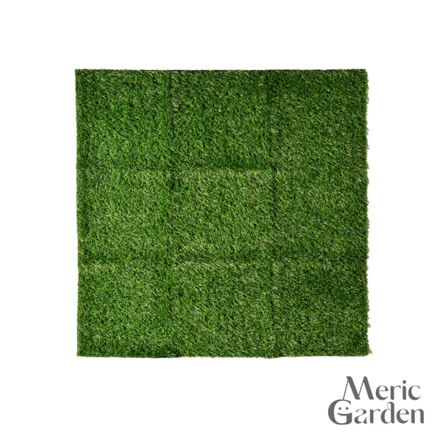 【Meric Garden】仿真草皮可移動拼接地板/卡扣地板/排水踏板_2入/組(草皮 人造草皮 裝飾 裝潢)