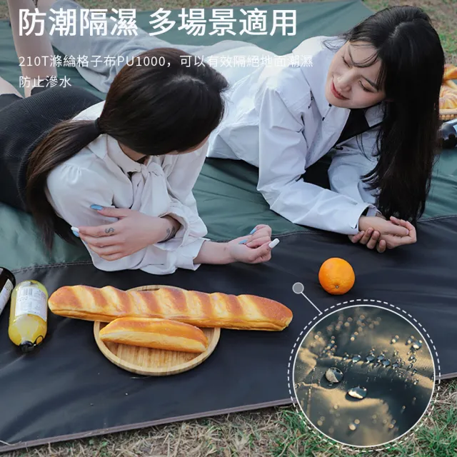 【Nil】戶外露營四角地墊 加厚防水帳篷草地席 防潮牛津布野餐墊 休閒擺攤鋪墊 野營墊