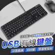 【JHS】MC-689 USB有線繁體鍵盤送雙面皮革撞色北歐滑鼠墊60*30cm(鍵盤 有線鍵盤 滑鼠墊 電腦鍵盤桌墊)