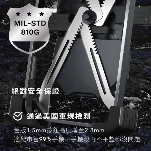 【grantclassic】四力架 2Pro 機車手機架 導航架 手機支架(軍規級手機架 外送指定款)