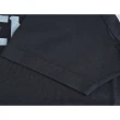 【KENZO】KENZO標籤LOGO灰字印花設計純棉圓領短袖T恤(男款/黑)