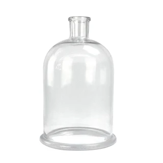 【職人實驗】185-GBJ-O 防塵罩 玻璃鐘罩 實驗玻璃容器 實驗器材 收納瓶 玻璃展示罩(實驗級玻璃鐘罩-開口型)