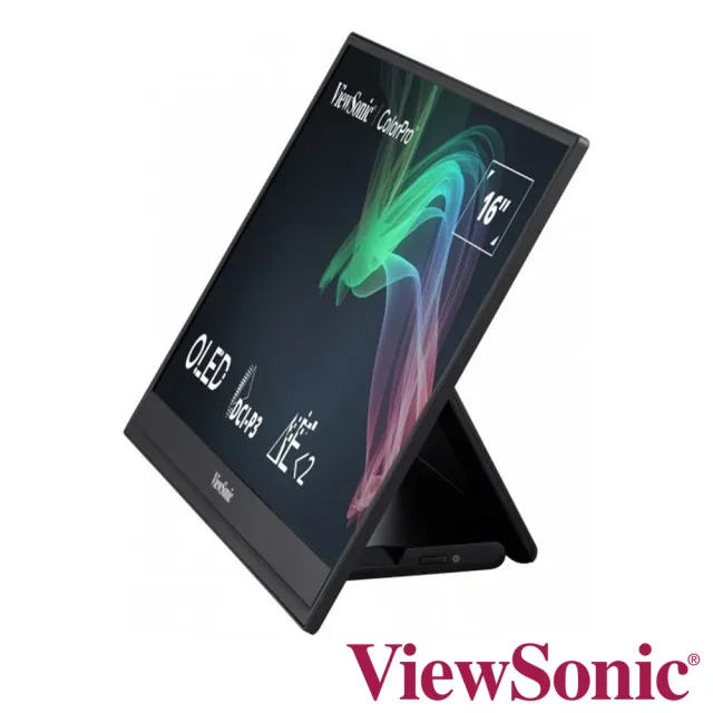 【ViewSonic 優派】VP16-OLED 16型 ColorPro OLED 60Hz 可攜式螢幕(內建喇叭/1ms)