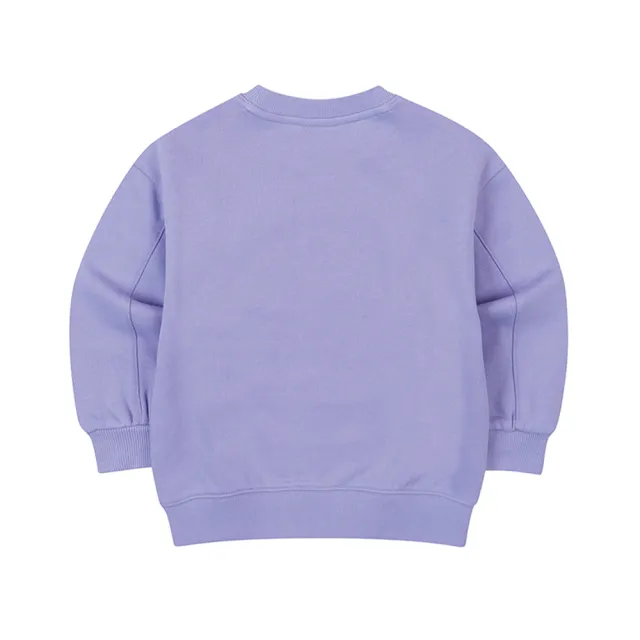 【KANGOL】韓國-KIDS 方框LOGO厚棉上衣-紫色(W22AK109AZ)