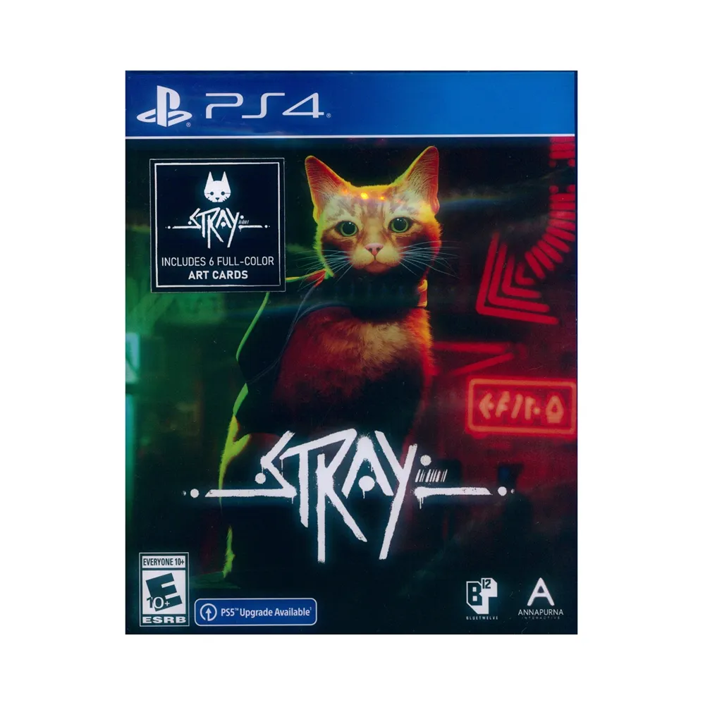 【SONY 索尼】PS4 浪貓 Stray(中英日文美版  可免費升級PS5版本)