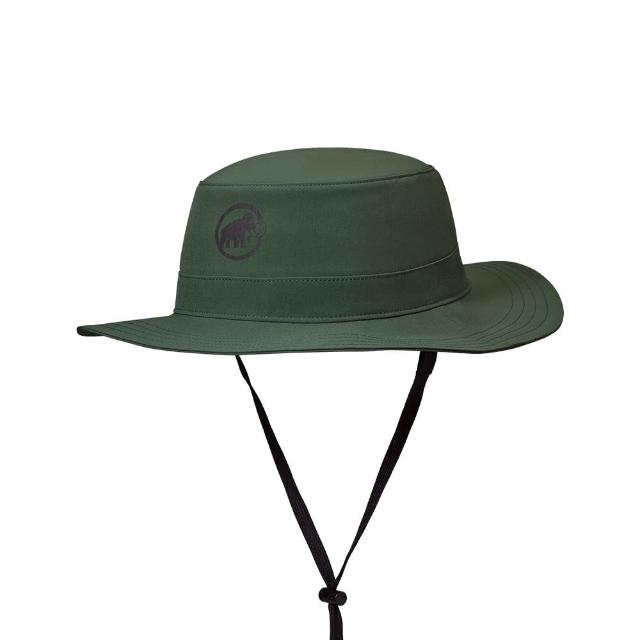 【Mammut 長毛象官方直營】Runbold Hat 休閒輕量透氣漁夫帽 綠樹林 #1191-04613