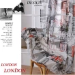 【PLUSIEURS】時尚CITY穿桿透光窗紗窗簾(潮流城市倫敦X巴黎)