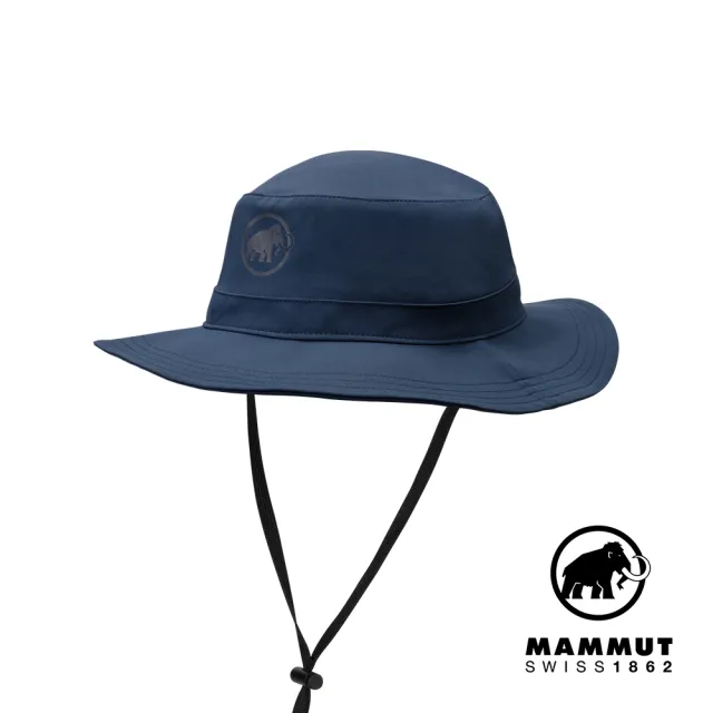 【Mammut 長毛象官方直營】Runbold Hat 休閒輕量透氣漁夫帽 海洋藍 #1191-04613