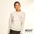 【Mollifix 瑪莉菲絲】涼感四面彈力訓練外套、瑜珈服、瑜珈上衣、運動外套(米白)