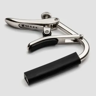 【SHUBB】C1 Standard 標準銀色亮面滾輪式移調夾 吉他CAPO(原廠公司貨 商品保固有保障)