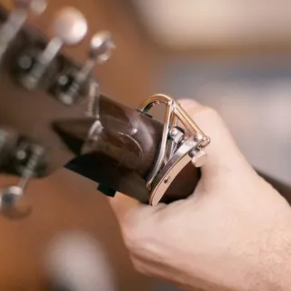 【SHUBB】C1 Standard 標準銀色亮面滾輪式移調夾 吉他CAPO(原廠公司貨 商品保固有保障)