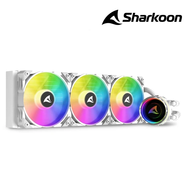 【Sharkoon 旋剛】S90 RGB White 一體式CPU水冷式散熱器