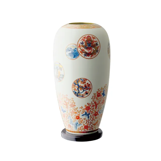 香蘭社 花瓶/丸紋/41cm(日本皇家御用餐瓷)