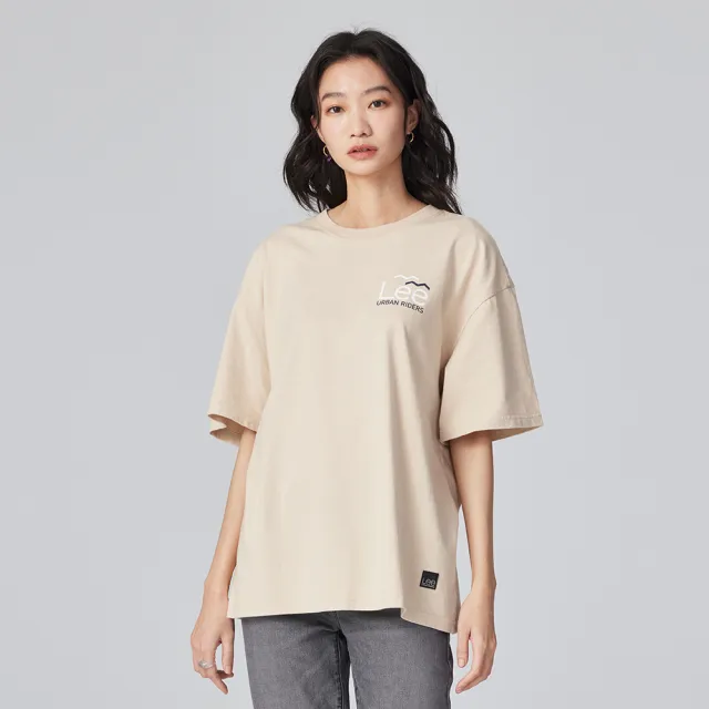 【Lee】出清品-男女同款 短袖T恤 / 海鷗飛翔 左胸小LOGO 共2色 男女共版 / Urban Riders 系列(LB302030)