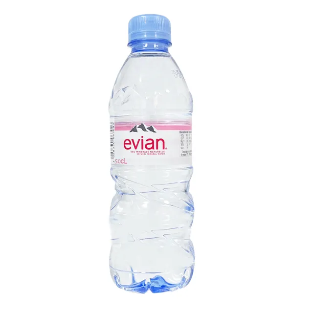 福利品【Evian 依雲】法國Evian天然礦泉水500mlx24入/箱