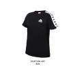 【KAPPA】男女圓領短袖T恤-台灣製 休閒 上衣 慢跑 黑白(381R7XW-005)