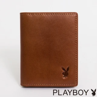 【PLAYBOY】卡片夾 Own系列(咖啡色)