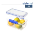 【SISTEMA】紐西蘭進口Klip it系列扣式長形保鮮盒(1.0L)