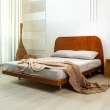 【有情門】STRAUSS 花讚床組-矮背5*6.2呎(製作期2-3週/實木/MIT/床框/床架/床頭板)