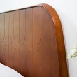 【有情門】STRAUSS 花讚床組-矮背5*6.2呎(製作期2-3週/實木/MIT/床框/床架/床頭板)