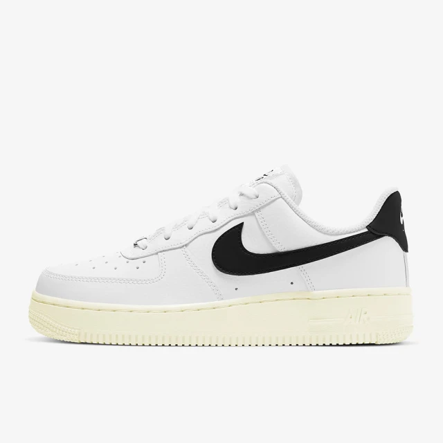 NIKE 耐吉 WMNS AIR FORCE 1 07 奶油底 白黑勾 女鞋(315115-165)