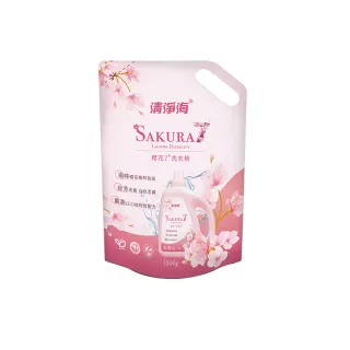 【清淨海】櫻花7+系列洗衣精補充包 1500g
