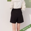 【betty’s 貝蒂思】OL裙擺荷葉褲裙(黑色)