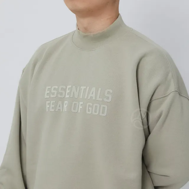 【Essentials】FOG Relaxed Crewneck 男款 女款 灰綠色 長袖 上衣 192BT222073F