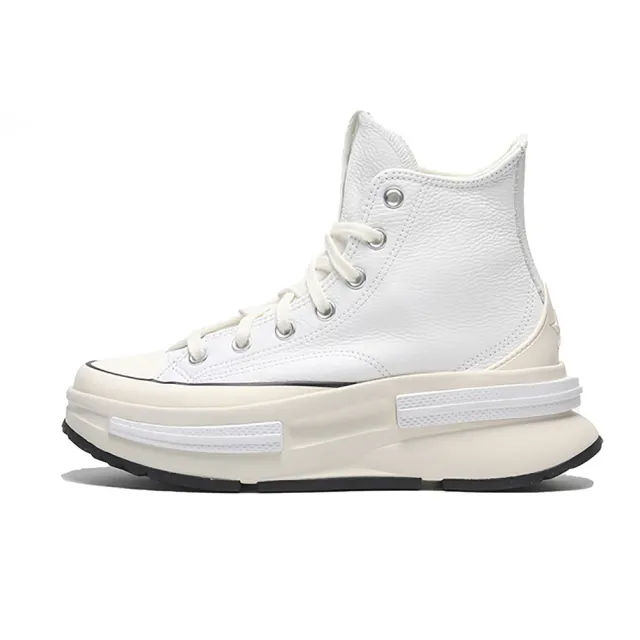 【CONVERSE品牌旗艦店】RUN STAR LEGACY CX HI 休閒鞋 厚底鞋 男鞋 女鞋 皮革 白色(A05111C)