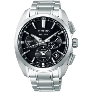 【SEIKO 精工】Astron 鈦金屬太陽能GPS衛星定位手錶-42.8mm 送行動電源 開學(SSH067J1/5X53-0AV0D)